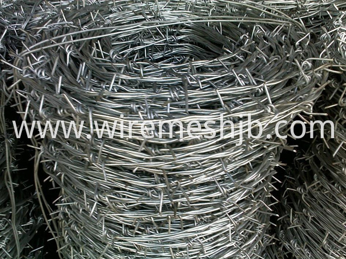 Galvanised Steel Barbed Wire